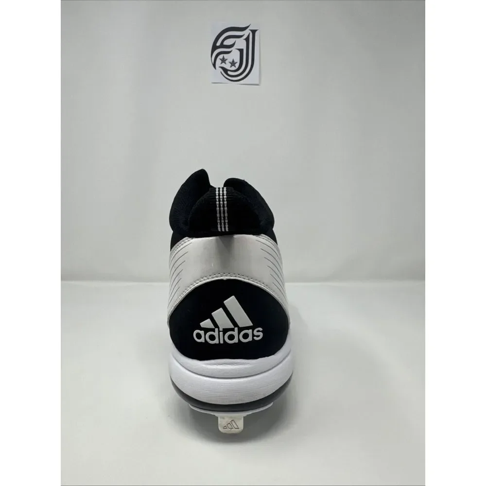 Adidas Icon 7 Metal Baseball Cleats Black SPG 753001‎ - Mens Size 15